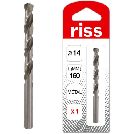 Foret à métaux HSS taillé meulé TECN'X Ø14mm - Riss