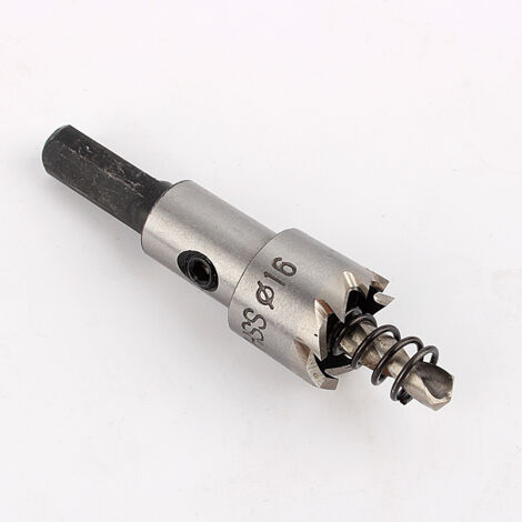 Foret à métaux inoxydable robuste, scie-cloche pour acier 16mm