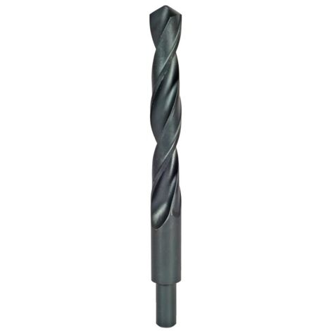 Foret à métaux noir HSS-R, manche réduit 15,5 mm - 5 pièces - E-500-5155