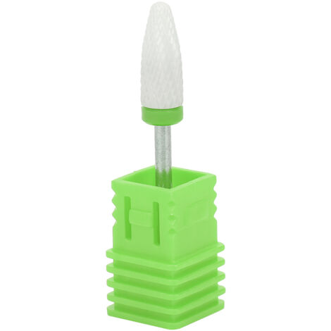 Foret à ongles en forme de tête de mas, accessoires de rectifieuse électrique léger et Portable(Bote verte de broyage grossier C )