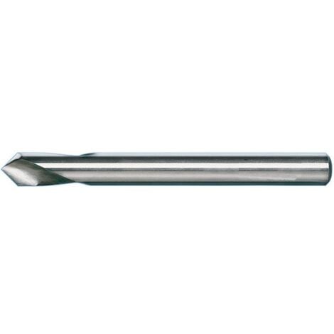 Foret à pointer CN, à queue cylindrique, angle de pointe 90°, en acier à coupe rapide à 5 % de cobalt, DIN 1835-B, surface sans revêtement, Ø h8 : 5 mm