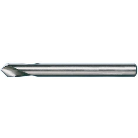 Foret à pointer CN, à queue cylindrique, angle de pointe 90°, en acier à coupe rapide à 5 % de cobalt, DIN 1835-B, surface sans revêtement, Ø h8 : 8 mm