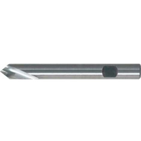 Foret à pointer CN en carbure monobloc, à queue cylindrique, 90°, surface sans revêtement, Ø h6 : 3 mm, Long. de goujure 12 mm, Long. totale 46 mm