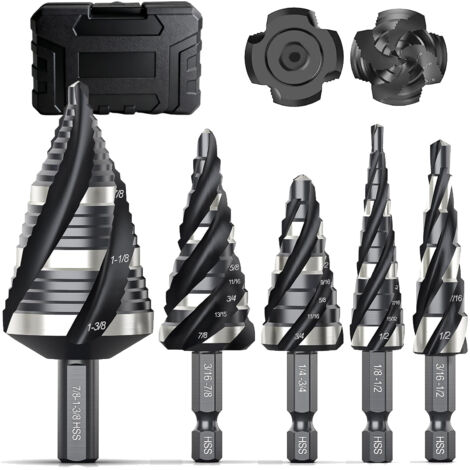 Foret à spirale à dents multiples, foret de perçage et d'ouverture de trous pour le travail du bois, pointe de coupe en carbure pour le perçage à ailettes plates des copeaux de bois, outil CNC de coup