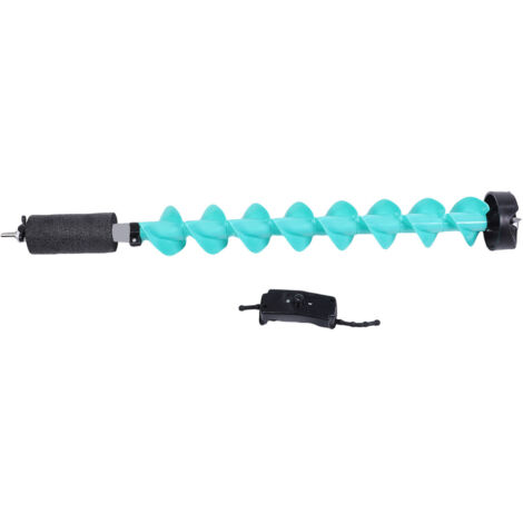 Foret à tarière 5 pouces de diamètre de forage glace en Nylon avec flotteur et adaptateur polyvalent pour les eaux profondes