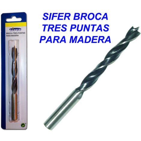 Foret à trois pointes Sifer pour bois 11