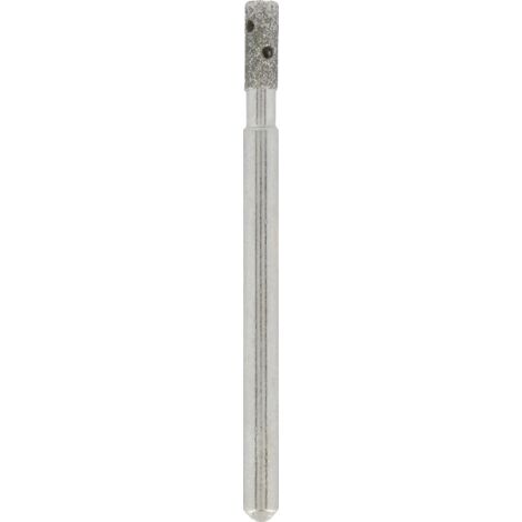 Foret à verre diamanté Dremel 662, jeu d'accessoires pour outil multifonction avec 1 foret à verre de 3,2 mm pour percer le verre