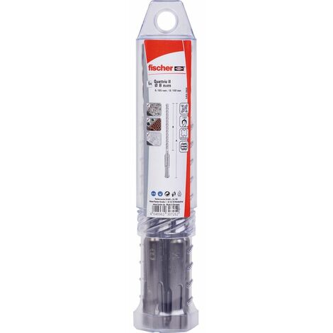Foret au carbure SDS Plus Quattric II Pack de 5 - Fischer