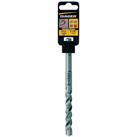 Foret béton Booster SDS-PLUS D12X460 mm DIAGER 113D12L0460