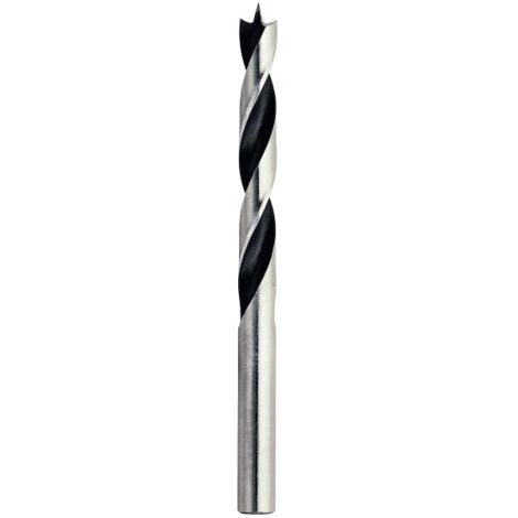 Foret bois 3 pointes attach. Cylindrique - 915 Ø 4 Long. Utile 35 Long. totale 75