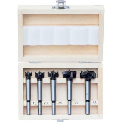 Foret bois/PVC-Set HW 5  pièces 15-35mm FORTIS