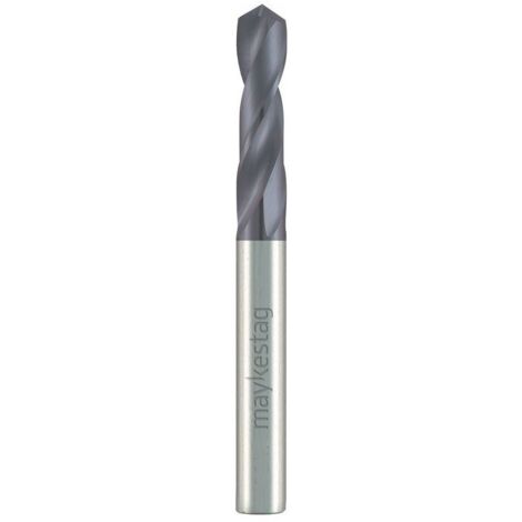 Foret Carbure Monobloc Court DIN 6539 - Aciers, Fontes 118° D. 9.8 x Lt. 89 x Lu. 43 x Q. 9.7 mm x Z3xd N - Diamwood