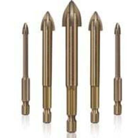 Foret Carrelage Verre Ceramique ,Outil de perçage Universel Efficace,5pcs