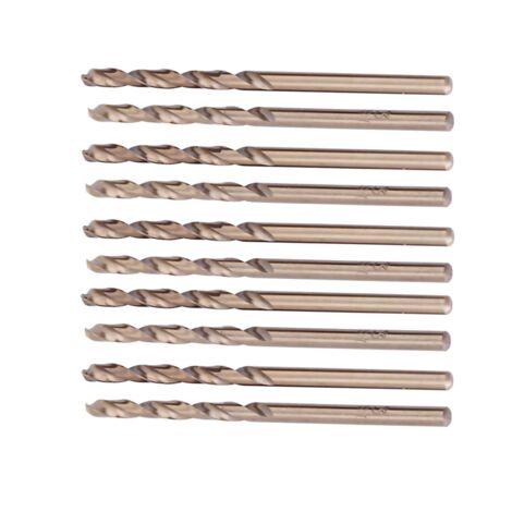 Foret Cobalt M35 HSS-CO pour Acier Inoxydable, Jeu de 4.5mm - Perçage Haute Performance