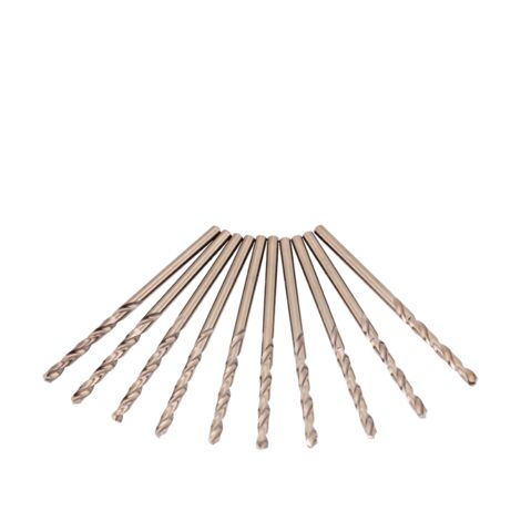 Foret Cobalt M35 HSS-CO pour Acier Inoxydable - Lot de Perçage Haute Performance (3.0mm)