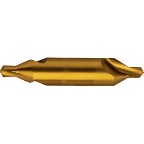 Foret de centrage HSS-TiN D333A 5,00mm 60 Degré droit