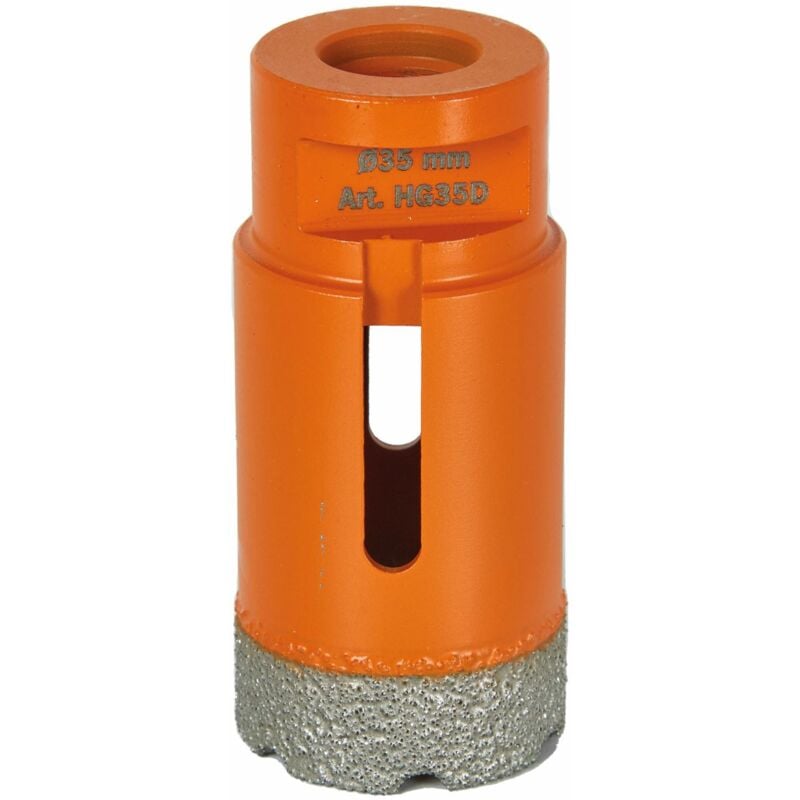 Foret diamant 35 mm granit marbre gres pour broyeur Battipav hg35d