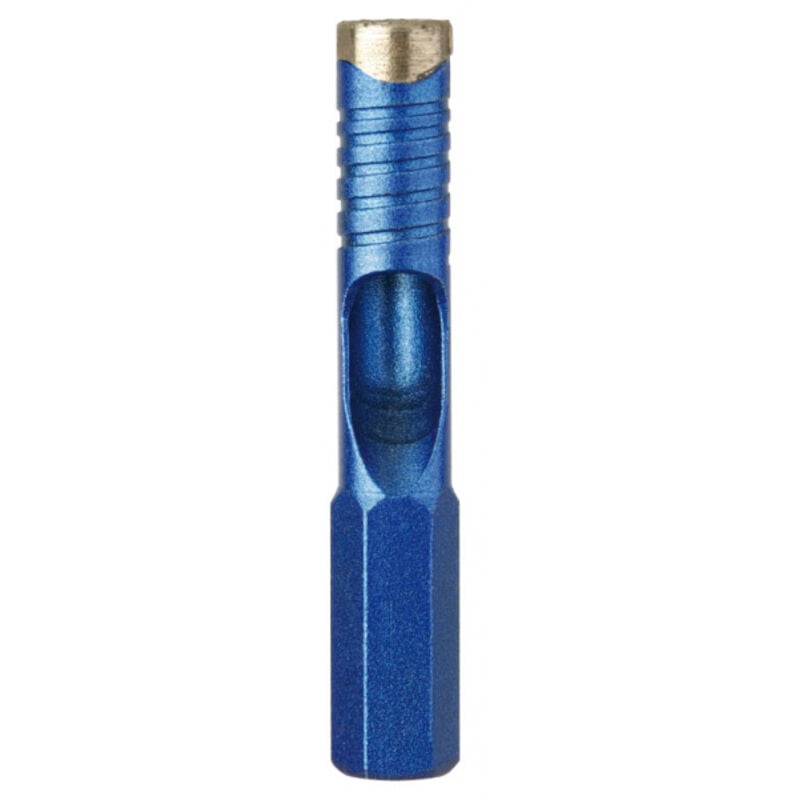 Diager - Foret diamant Blue Ceram avec attachement 6pans - 426 ø 6 Long. Utile 22 Long. totale 55