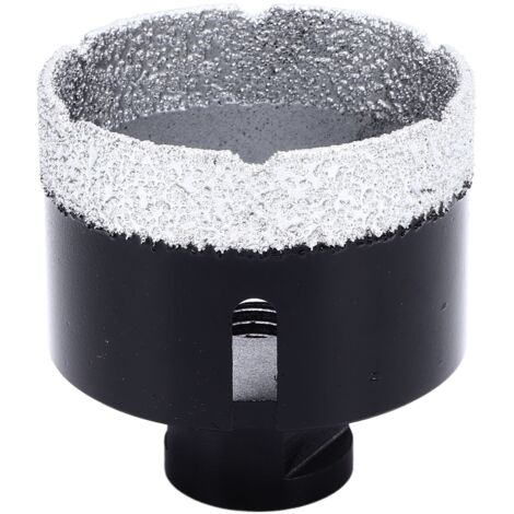 Foret Diamant 60mm M14 pour Granit, Marbre, Béton - Foret à Percer Professionnel Noir