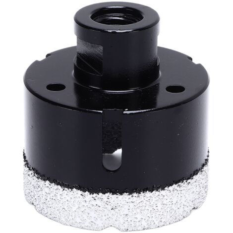 Foret Diamant 60mm M14 pour Marbre, Granit, Béton - Outil de Perçage Professionnel Noir