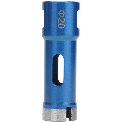Foret Diamant Bleu 20mm pour Céramique, Marbre et Carrelage - Mèche à Couronne Diamantée