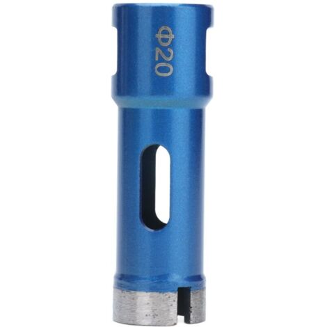 Foret Diamant Bleu 20mm pour Céramique, Marbre et Carrelage - Mèche à Couronne Diamantée