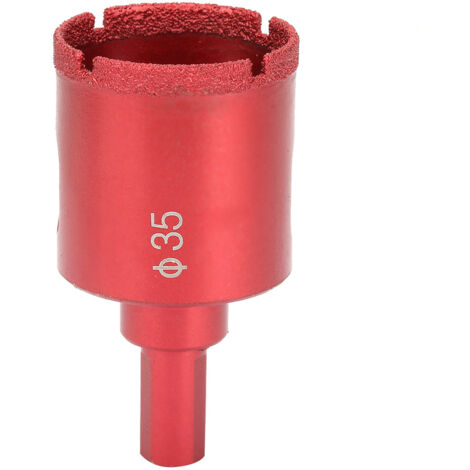 Foret Diamant Brasé 35mm pour Béton, Carrelage, Pierre, Marbre et Verre