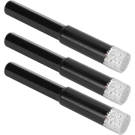 Foret diamant brasé hexagonale pour carrelage, marbre, granit et porcelaine, 12mm