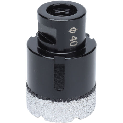 Foret diamant brasé sous vide, trépans de perçage, ouvre-scie pour marbre M14 noir 40mm