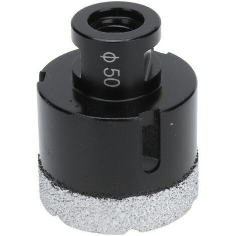 Foret diamant brasé sous vide, trépans de perçage, ouvre-scie pour marbre M14 noir 50mm