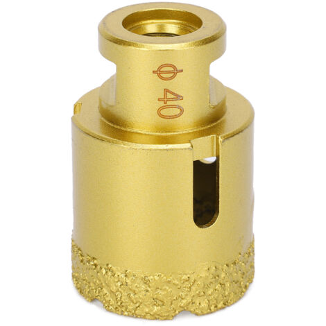 Foret Diamant M14 40mm pour Perçage Marbre Béton, Scie Cloche à Couronne