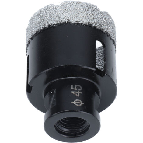 Foret diamant M14 45mm pour perçage granit, céramique, marbre
