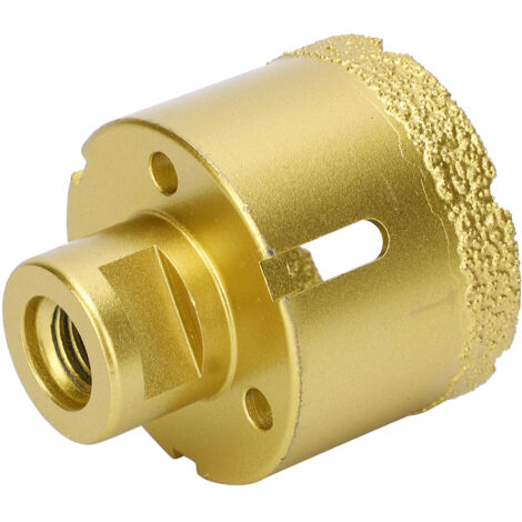 Foret Diamant M14 55mm pour Béton et Marbre, Couronne de Perçage Brasée