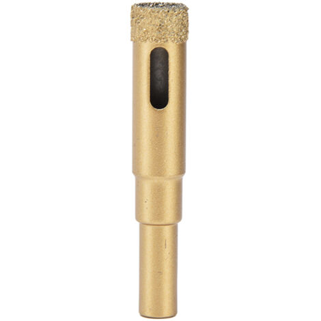 Foret Diamant pour Verre et Granit, Outil de Perçage et Découpe avec Douille Ronde 12mm