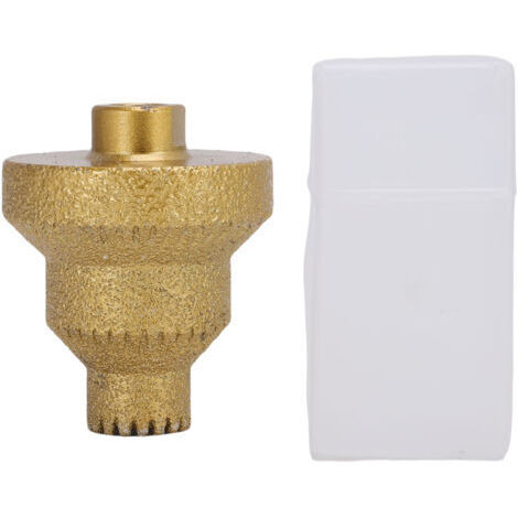 Foret diamanté à chanfreiner étagé M10, alésoir conique multicouche 20-35-50 mm, pour métal, bois, béton, carrelage, marbre et pierre reconstituée