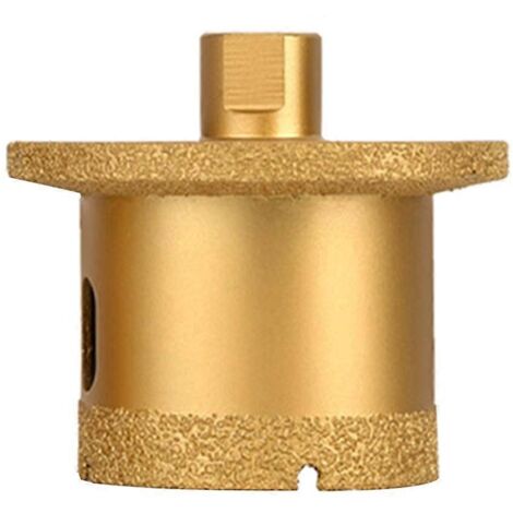 Foret diamanté M10 brasé sous vide, scie cloche, foret à carottage, or