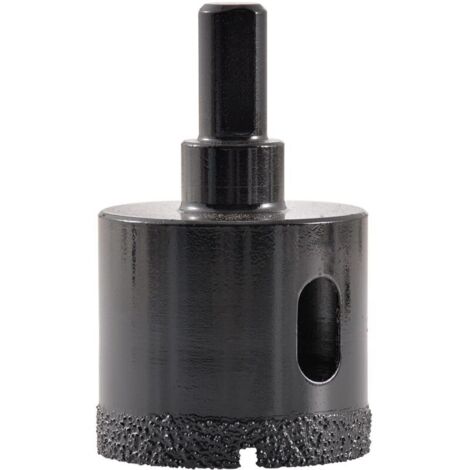 Foret diamanté pour scie cloche à noyau brasé 40 mm, coupe-trou creux pour verre, porcelaine, carrelage, marbre, céramique, granit