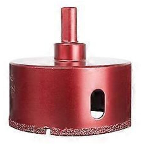 Foret diamanté, scie cloche brasée, coupe-trou creux (70 mm)
