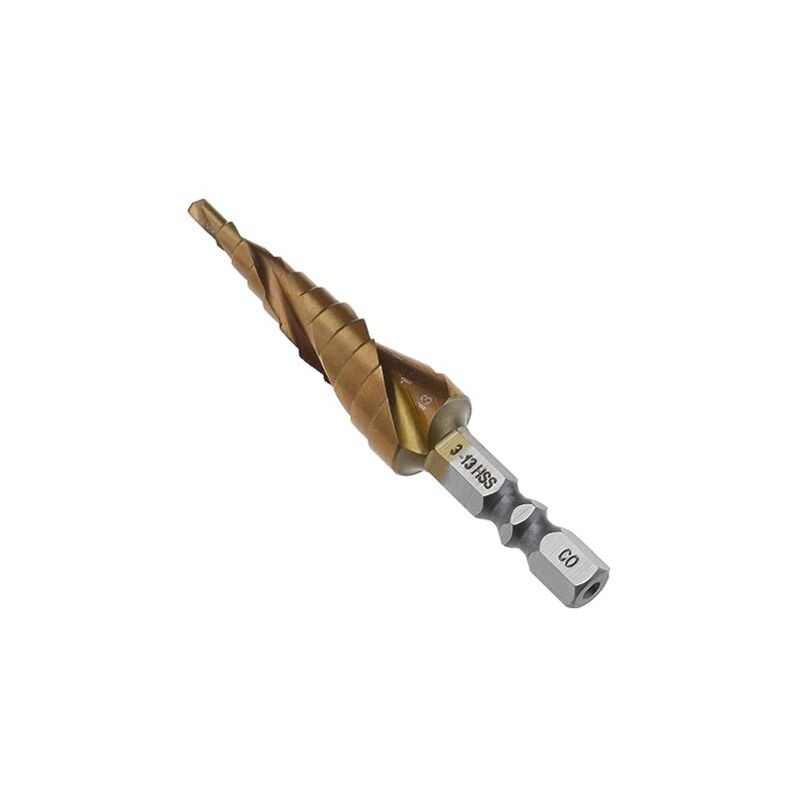 Taille Métrique 3-13mm: Foret Étagé polyvalent pour toutes les tailles de trous dont vous avez besoin