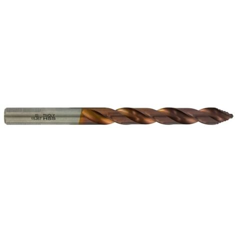 Foret étagé d'affûtage TSP 1145714 - Diamètre : 12 mm - Longueur utile : 101 mm - Revêtement fusion - TIVOLY