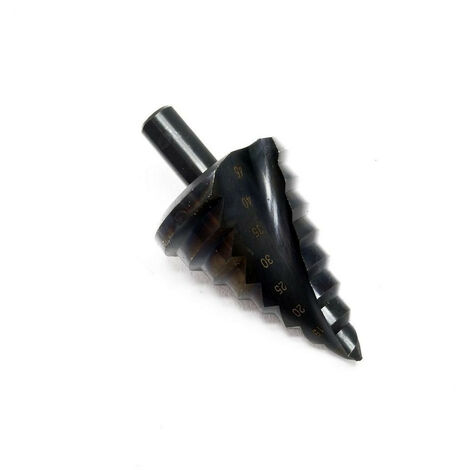 Foret etage de 10 à 45 mm 8 etages queue cylindrique