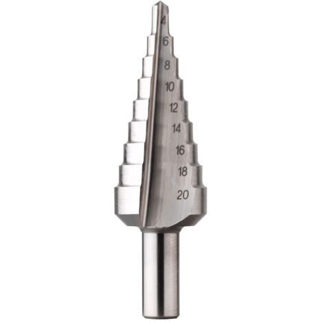 Foret étagé - DIAGER - HSS standard goujure droite Diam. 4-30 mm - 512B