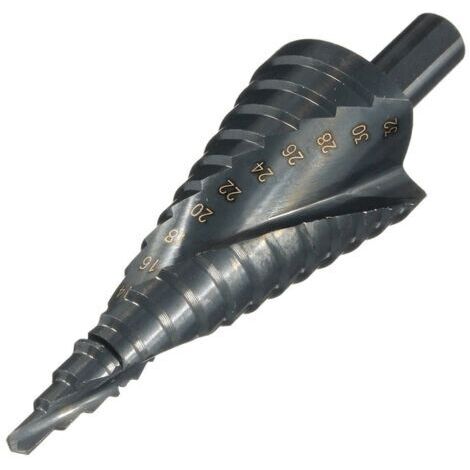 Foret Etage HSS Foret Conique Metal 4-32mm pour Visseuse sur Acier Bois Plastique