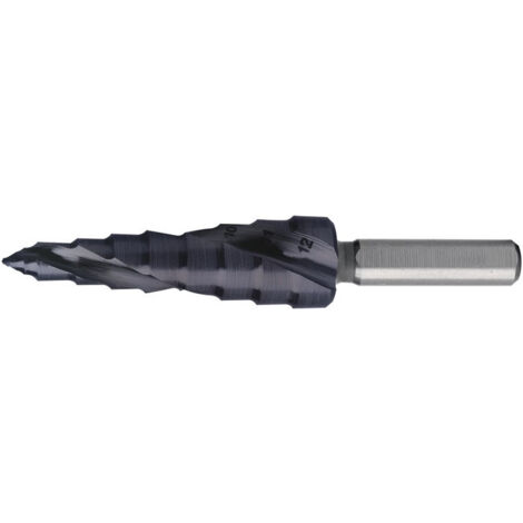 Foret étagé ULTIMATECUT plage de perçage 5-12 mm HSS RUnaTEC à cannelures hélico
