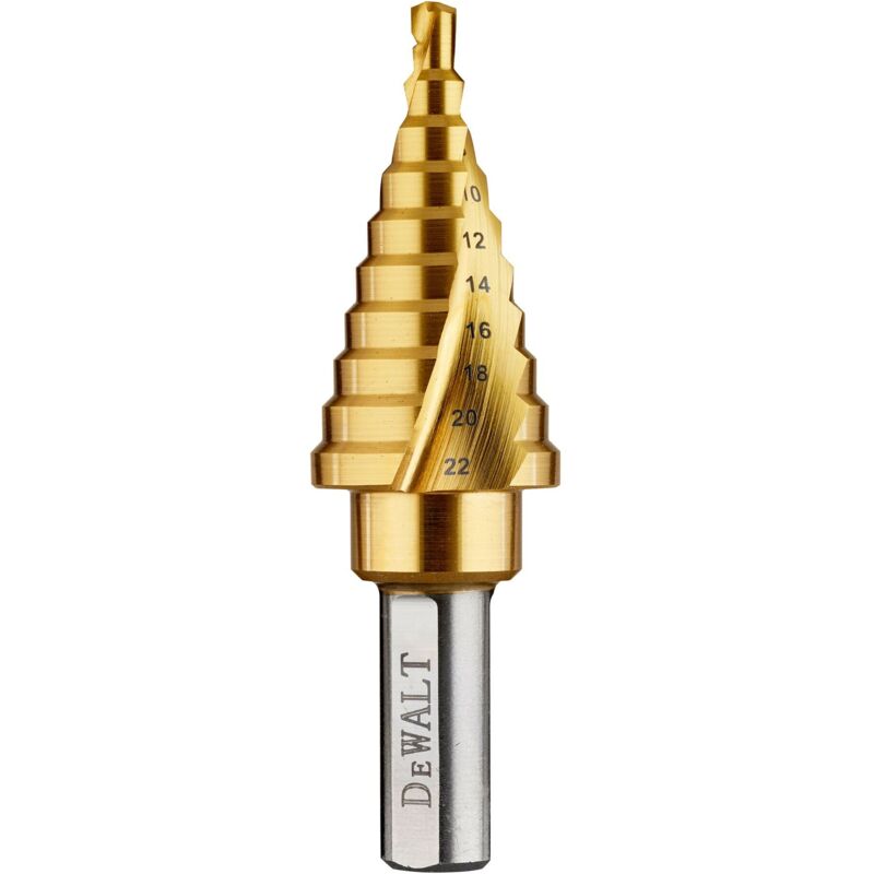 Dewalt - Foret étagé 4mm 22mm, Titane ( Prix pour 1 )