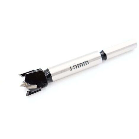 Foret Forstner 15mm Carbure Tungstène Perceuse Bois Tarière Scie à Trou Outil