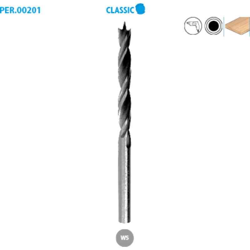 Image of Wald Spiralbohrer Holzbohrung Classic ø 12 ø Schaft 10 Länge 140 Länge Nützlich 85 mm