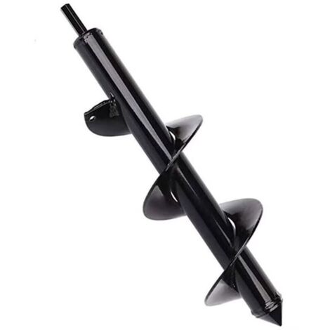 Foret hélicoïdal de jardin, tarière de jardin, tarière pour visseuse sans fil, foret de plantation, tarière pour perceuse, planteur de bulbes, outil de creusage pour planter et percer, 9 x 40