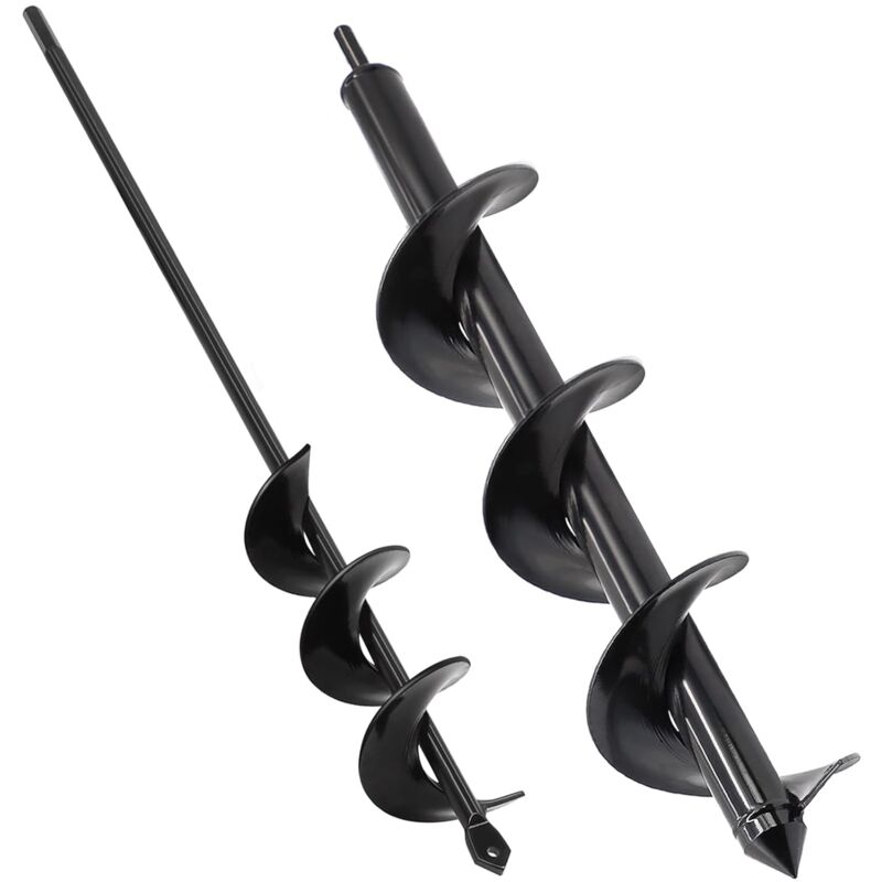 Beijiyi - Foret hélicoïdal de Jardinage - 9x40cm et 4x42cm - pour perceuse sans Fil - avec Arbre Robuste - Idéal pour Installer des Plantes,Cultiver