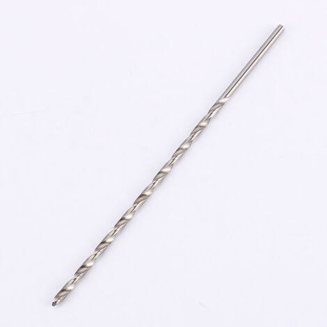 Foret hélicoïdal HSS extra-long 200mm pour perçage profond, queue droite 4mm